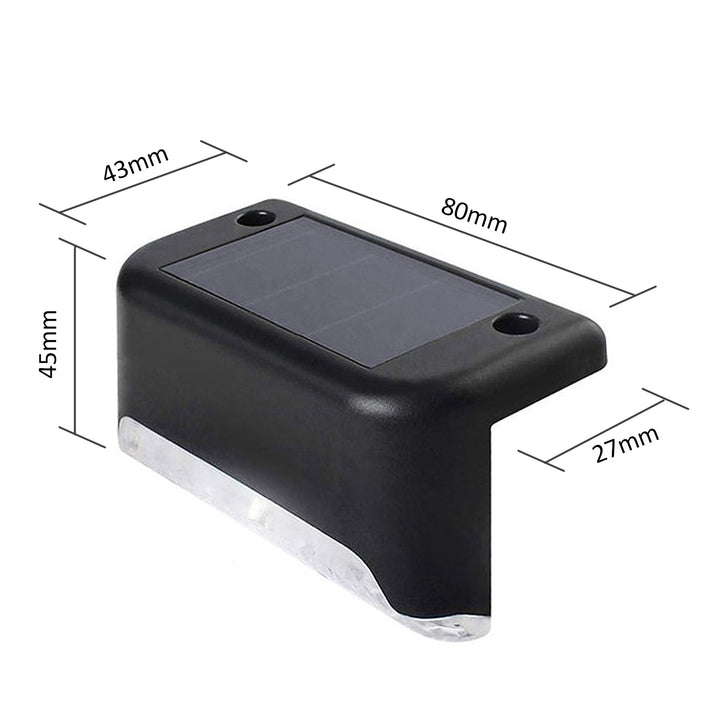 4x Maclean IP44, 4000K, Ni-MH 100 mAh, 80x45x45mm, sensore crepuscolare MCE319 lampada solare da esterno Patio, Balcone