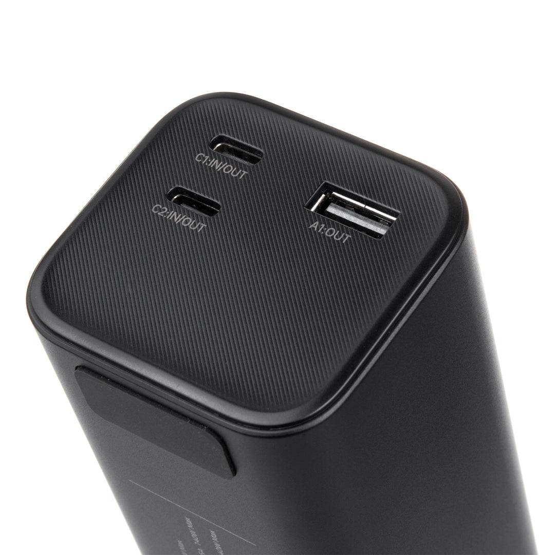 Powerbank 24600mAh con funzione di carica rapida Ingresso e uscita USB C, batteria esterna Power Delivery (PD) 140W, carica rapida/veloce/super carica, 88,56 Wh, 2x USB Type-C, capacità nominale USB: 15000mAh