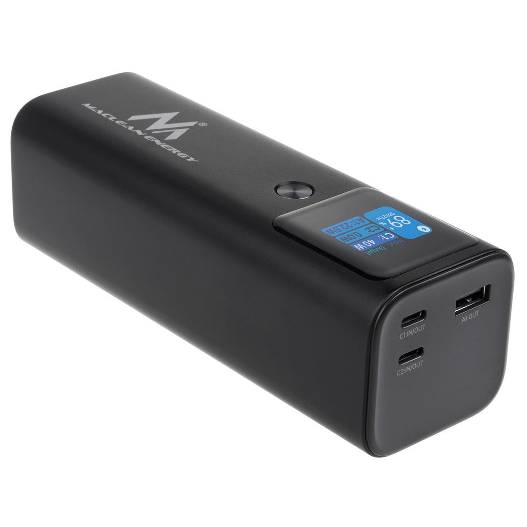 Powerbank 24600mAh con funzione di carica rapida Ingresso e uscita USB C, batteria esterna Power Delivery (PD) 140W, carica rapida/veloce/super carica, 88,56 Wh, 2x USB Type-C, capacità nominale USB: 15000mAh