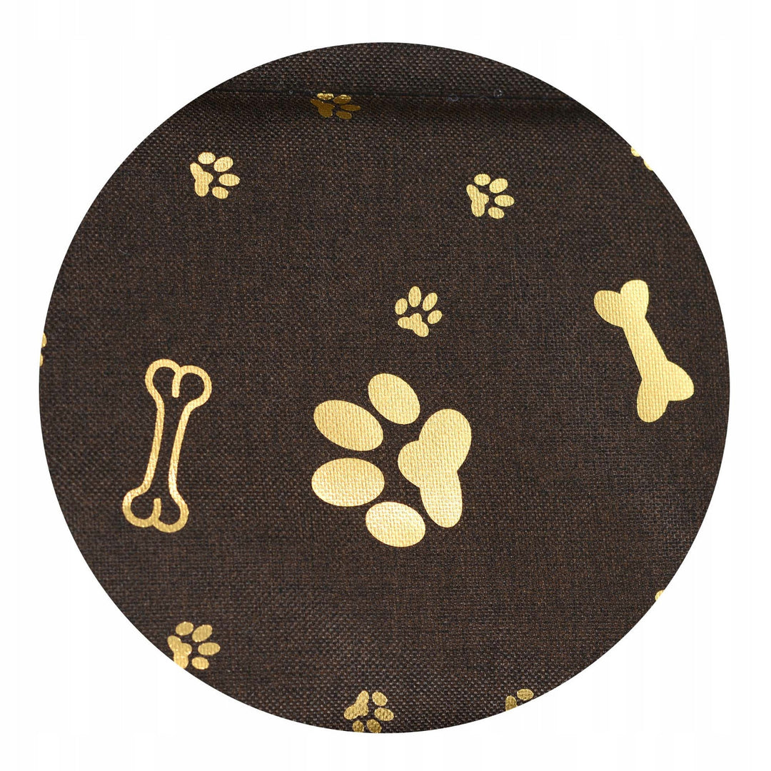 Tappeto per cani 120 x 80 cm impermeabile AIO Ossa d'oro
