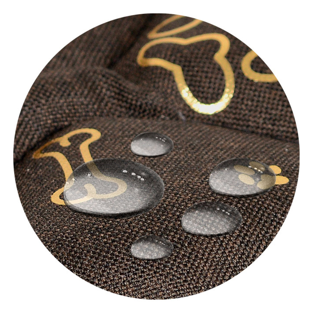 Tappeto per cani 120 x 80 cm impermeabile AIO Ossa d'oro