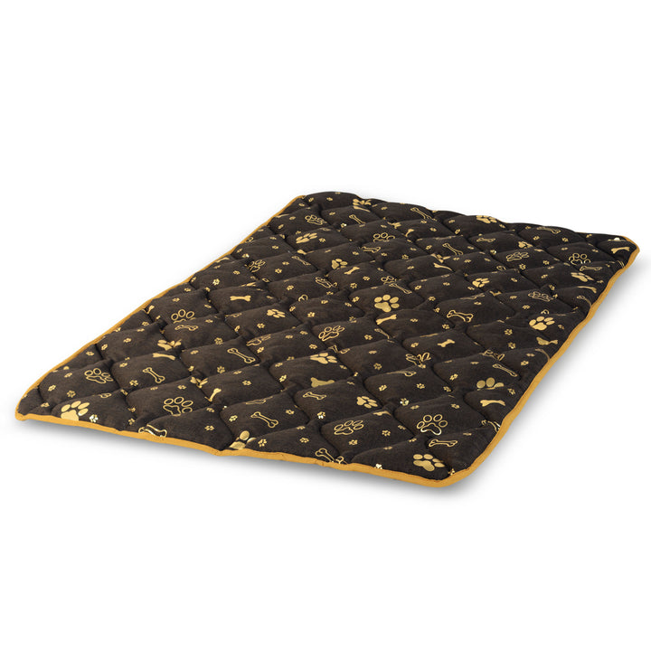 Tappeto per cani 120 x 80 cm impermeabile AIO Ossa d'oro