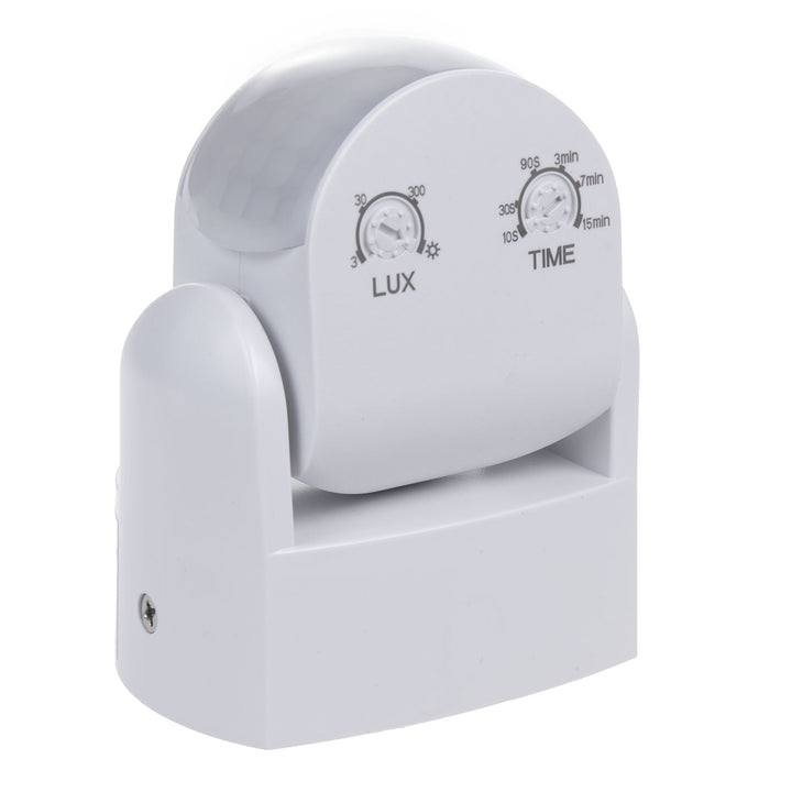 Rilevatore di movimento PIR Maclean, infrarosso, IP65, bianco, portata 12 m, carico massimo 600/1200 W, MCE468 W