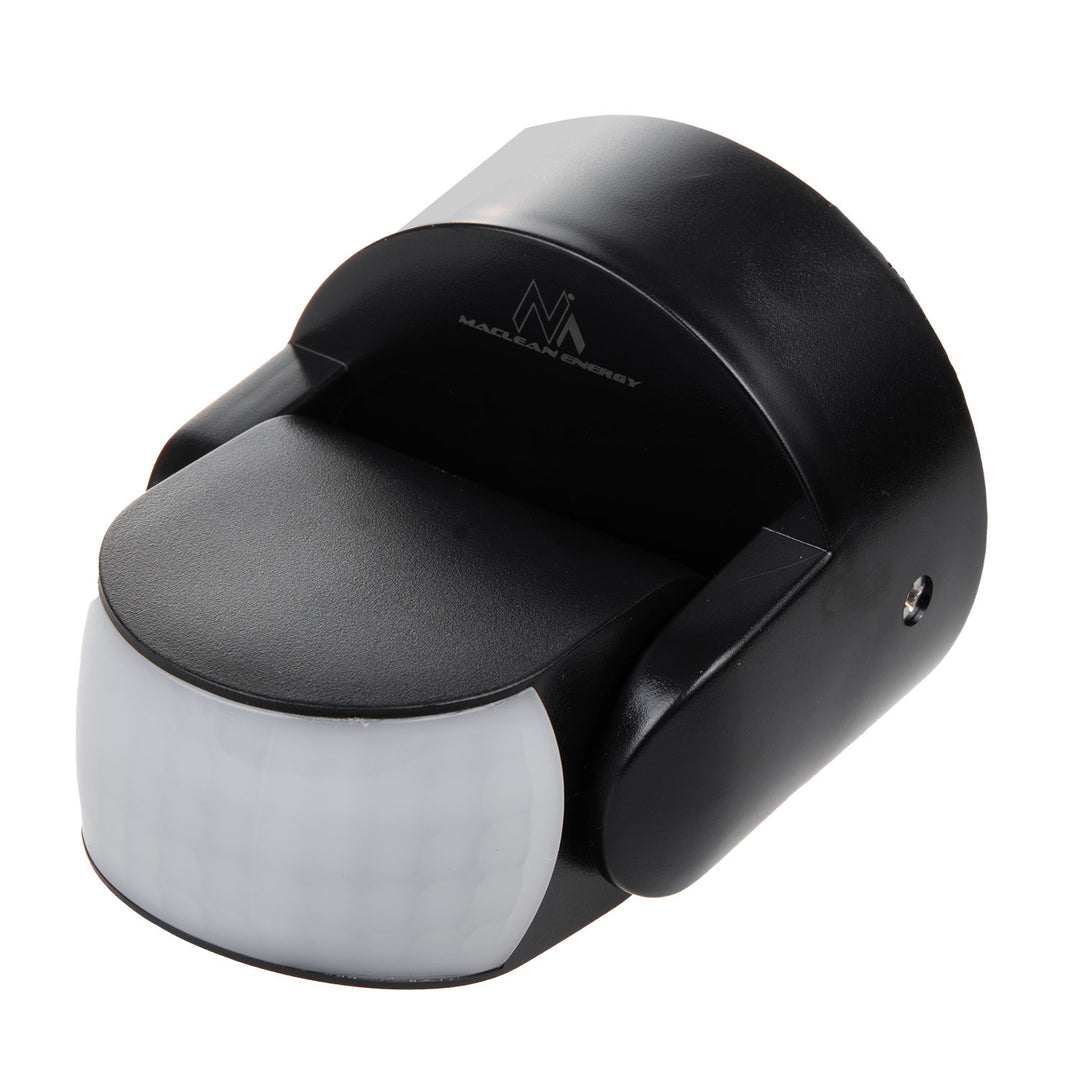 Rilevatore di movimento PIR Maclean, infrarosso, IP65, nero, portata 12 m, carico massimo 600/1200 W, MCE468 B