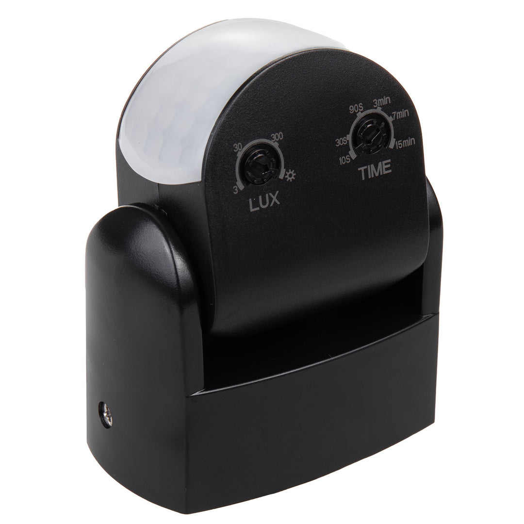 Rilevatore di movimento PIR Maclean, infrarosso, IP65, nero, portata 12 m, carico massimo 600/1200 W, MCE468 B