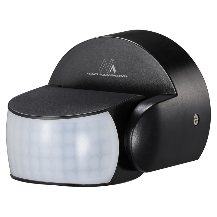 Rilevatore di movimento PIR Maclean, infrarosso, IP65, nero, portata 12 m, carico massimo 600/1200 W, MCE468 B