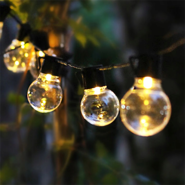 Ghirlanda solare da giardino LED 2in1 Maclean, IP44,  20 led 3W, 10lm, 3000K, Batteria ricaricabile 2*600 mAh, 5V DC, 7m, MCE424