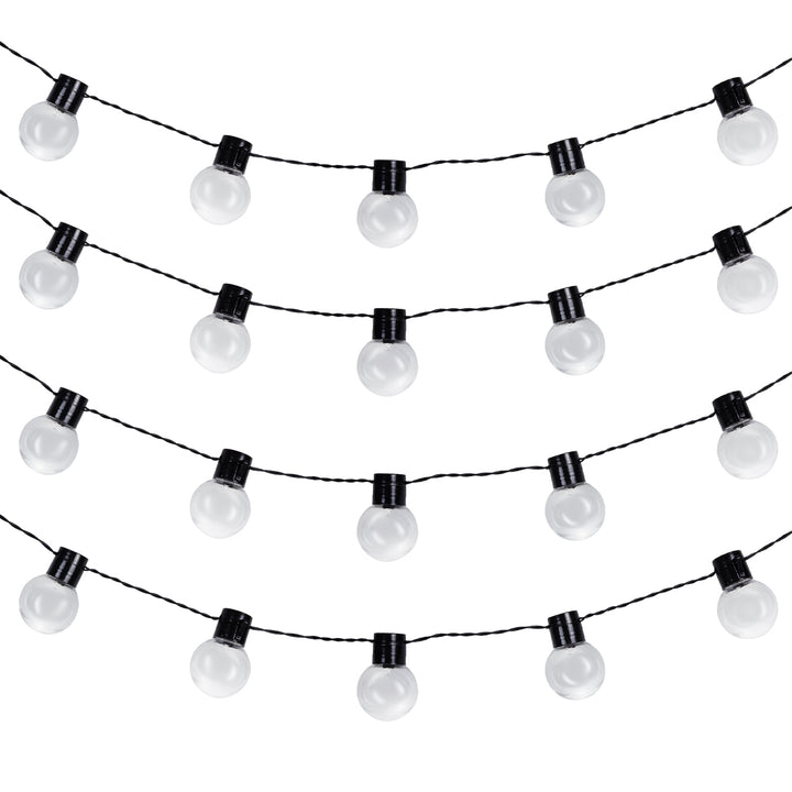 Ghirlanda solare da giardino LED 2in1 Maclean, IP44,  20 led 3W, 10lm, 3000K, Batteria ricaricabile 2*600 mAh, 5V DC, 7m, MCE424