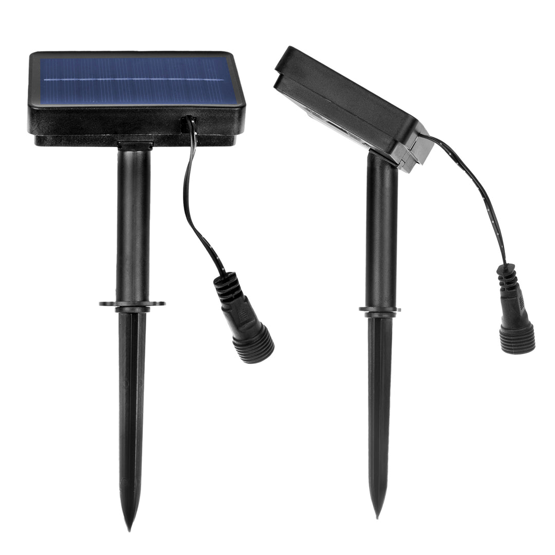 Ghirlanda solare da giardino LED 2in1 Maclean, IP44,  20 led 3W, 10lm, 3000K, Batteria ricaricabile 2*600 mAh, 5V DC, 7m, MCE424