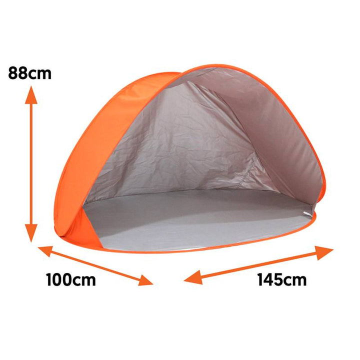 LX5015XQOR Tenda da spiaggia JUNIOR pieghevole arancione