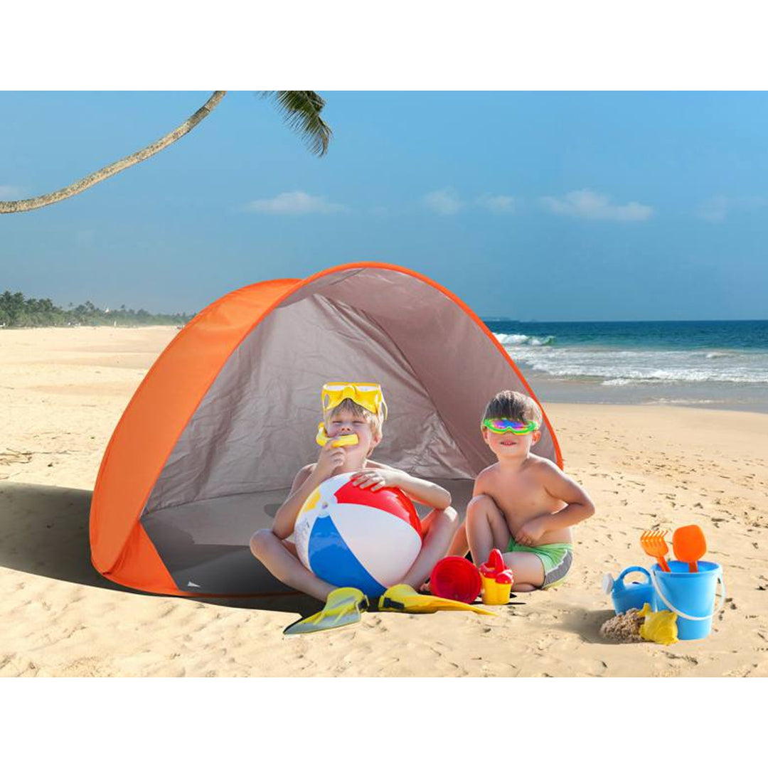 LX5015XQOR Tenda da spiaggia JUNIOR pieghevole arancione