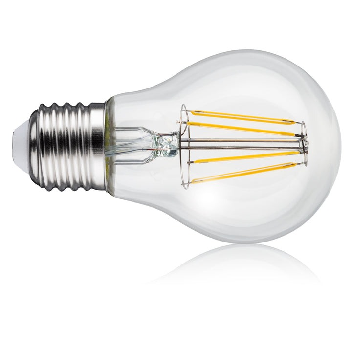 6x lampadina LED Maclean, filamento LED E27, 4W, 230V, WW bianco caldo 3000K, 470lm, retro edison decorativo A60, MCE266