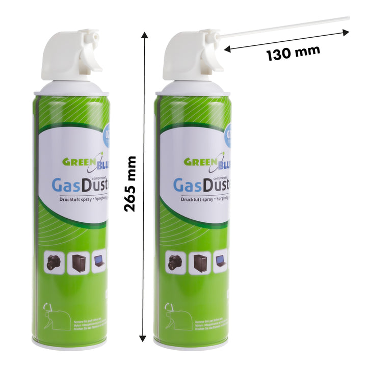 5x aria compressa GreenBlue GB600 600ml atomizzatore a pistola