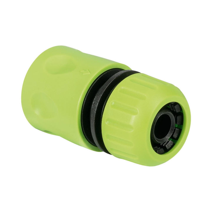 Set da giardino - 50 m di tubo da 1/2'', carrello, attacco rapido - passante e stop, irrigatore diritto, attacco filettato femmina