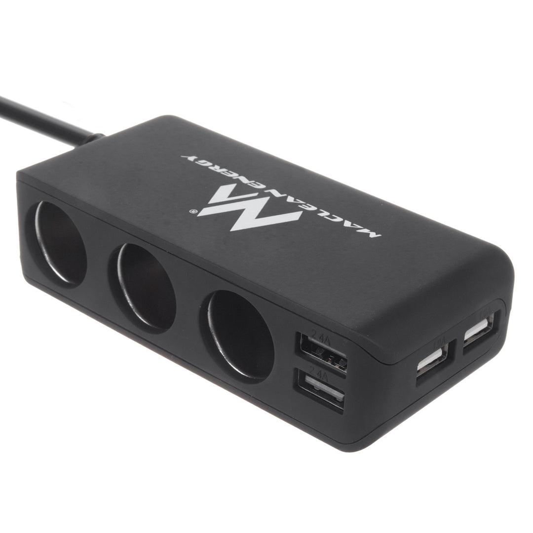 Distributore per presa accendisigari Maclean, voltmetro, 120W