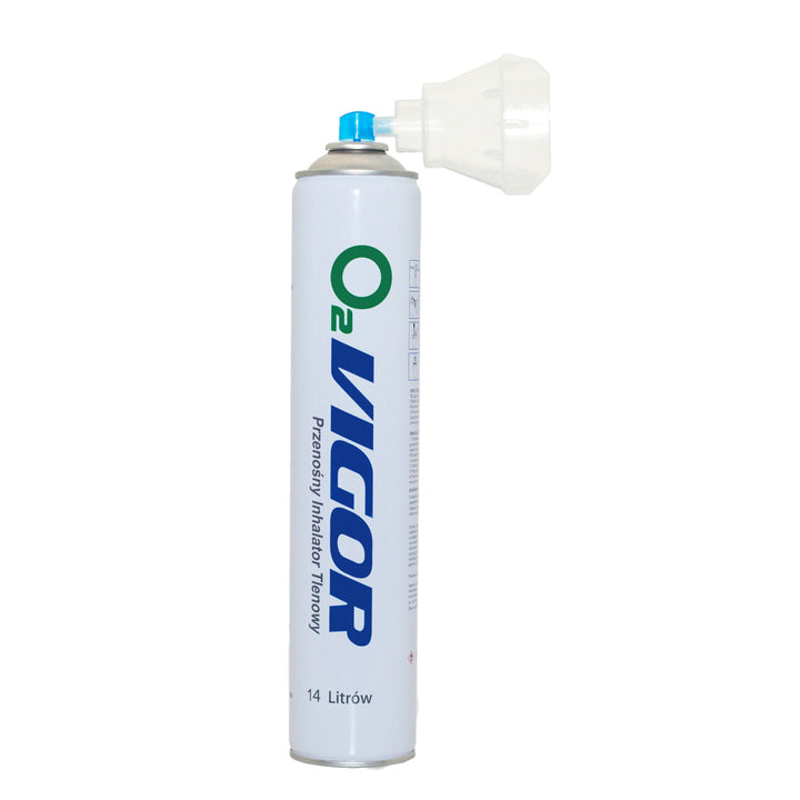 Bombola per inalazione di ossigeno 99% O2 14L, inodore, 2 pezzi