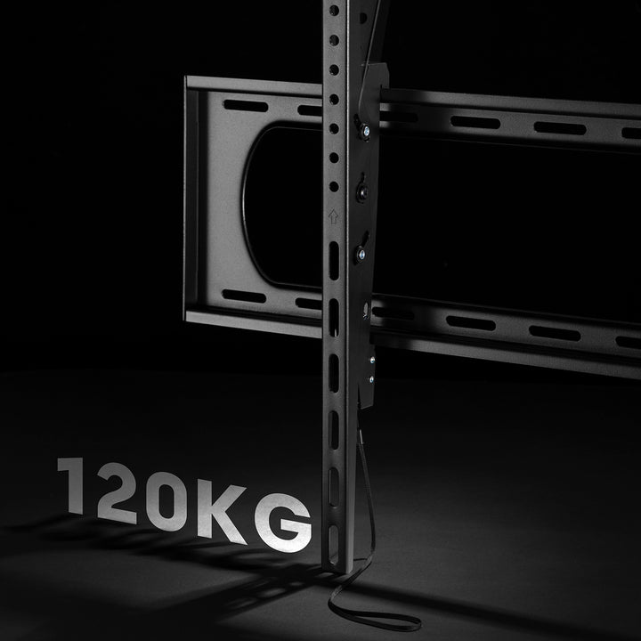 Staffa Maclean MC-750N per TV o monitor, max. VESA 900x600, 60-120", 120 kg, nero. 80mm dalla parete
