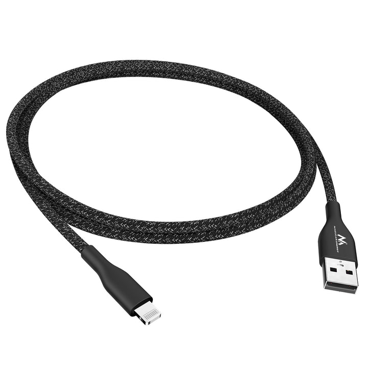 Caricabatterie da auto Maclean, Qualcomm Quick Charge, QC 3.0 - presa 5V/3A, 9V/1.8A, 12V/1.6A, 5V/3.1A con cavo USB Lightning
