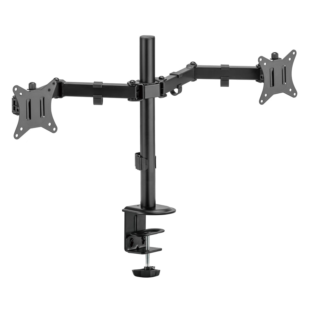 Supporto da tavolo Maclean per 2 monitor, VESA 75x75 e 100x100, 17-32", 2x 9 kg, MC-754N