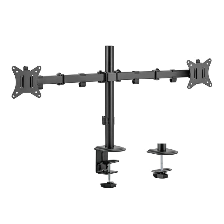 Supporto da tavolo Maclean per 2 monitor, VESA 75x75 e 100x100, 17-32", 2x 9 kg, MC-754N