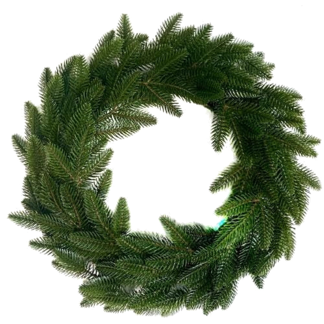 Decorazione natalizia classica, verde, 50 cm. Corona Natalizia