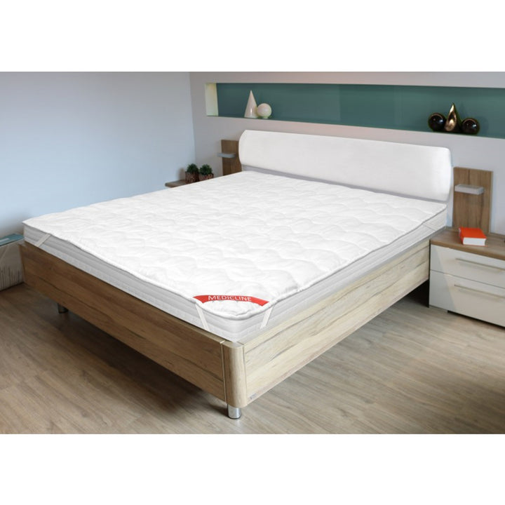 AIO FACTORY Coprimaterasso trapuntato a filo   90x200cm, colore bianco