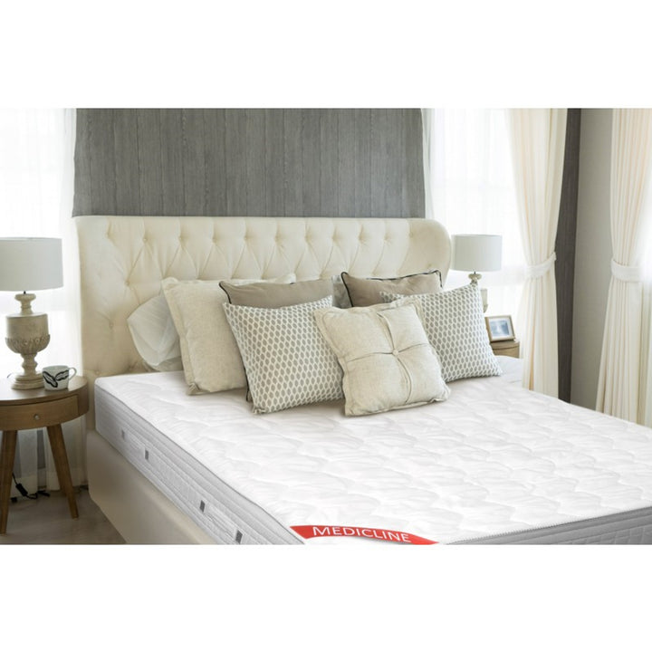 AIO FACTORY Coprimaterasso trapuntato a filo   90x200cm, colore bianco
