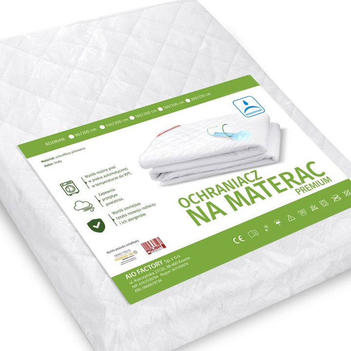 Medicline Premium Coprimaterasso impermeabile Protezione per materasso Trapuntato Lavabile fino a 30 gradi 200g/m2 (90x200cm)