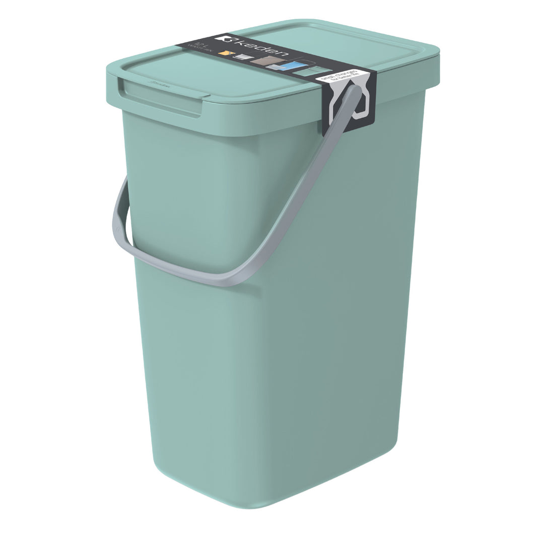 Keden Systema Q Bidone per la raccolta differenziata 12l, colore verde chiaro