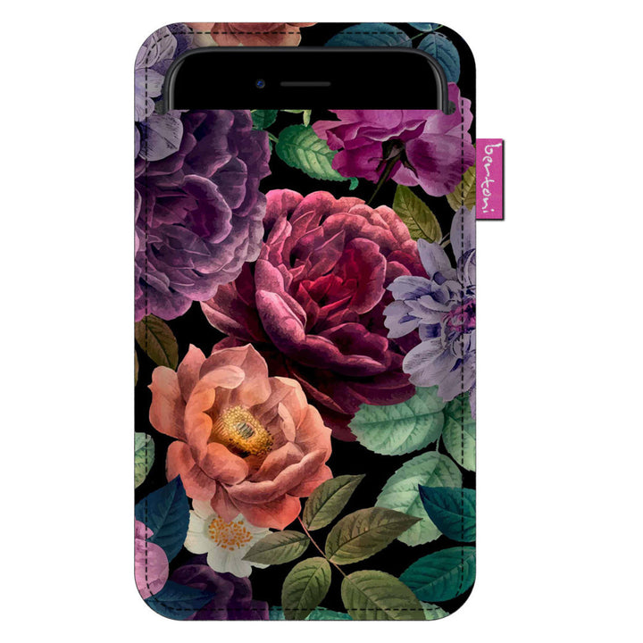 Custodia per smartphone Bertoni, Case in feltro ecologico, 105x195 mm, motivo Enigma, EE0025