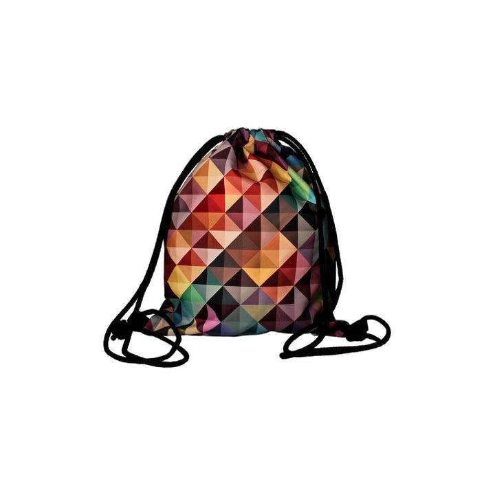 Zaino sacca Bertoni, stampa a colori, impermeabile, motivo Jazz, EE0039