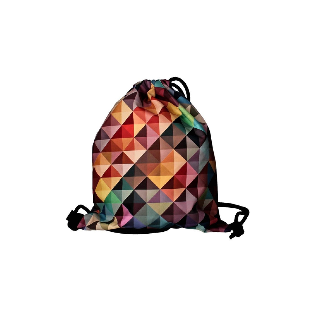 Zaino sacca Bertoni, stampa a colori, impermeabile, motivo Jazz, EE0039