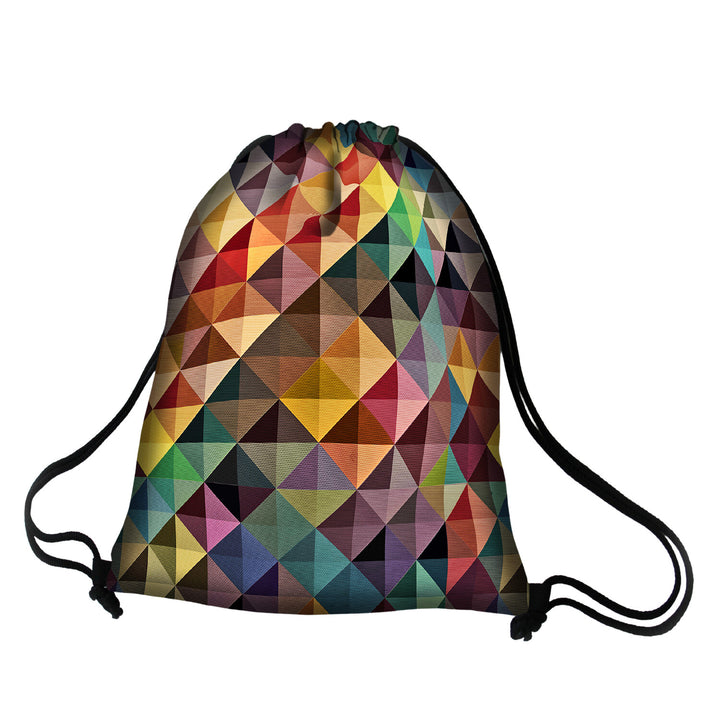 Zaino sacca Bertoni, stampa a colori, impermeabile, motivo Jazz, EE0039