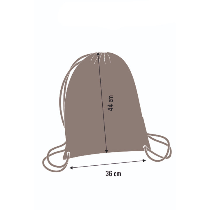 Bertoni WP09 Zaino sacca Sacco Design Zaino a corde Borsa Coulisse, motivo Catnip