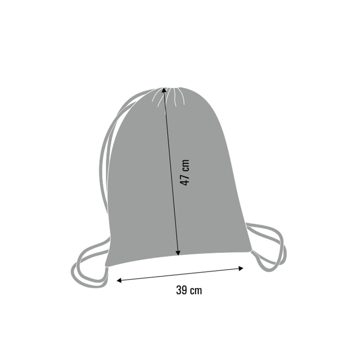Bertoni WP30 Zaino sacca Sacco Design Zaino a corde Borsa Coulisse, motivo colibrì
