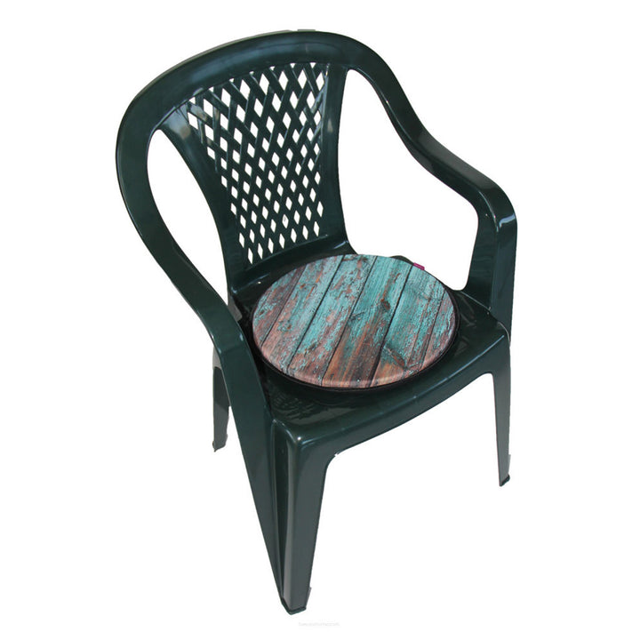 Bertoni EE0048 Cuscino UFO da sedia, tessuto codura impermeabile, motivo Havana