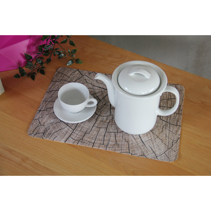 Tappetino da tavolo o da scrivania, Tovaglietta decorativa, in feltro, 29x42 cm, rovere, Bertoni