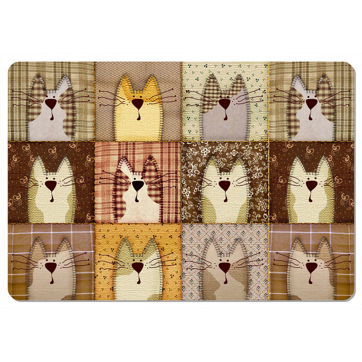 Tappetino da tavolo o da scrivania, Tovaglietta decorativa, in feltro, 29x42 cm, Pexeso Beige, Bertoni