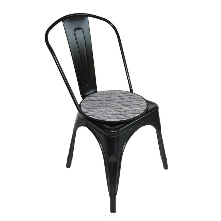 Cuscino per sedia Bertoni, decorativo, in feltro, 35 cm, a quadri, EE0064
