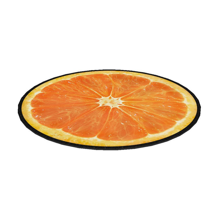 Cuscino per sedia Bertoni, decorativo, in feltro, 35 cm, arancione, EE0066