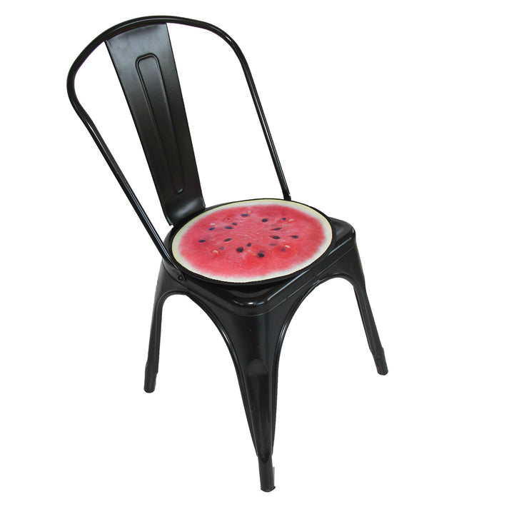 Cuscino per sedia Bertoni, decorativo, in feltro, 35 cm, anguria, EE0069