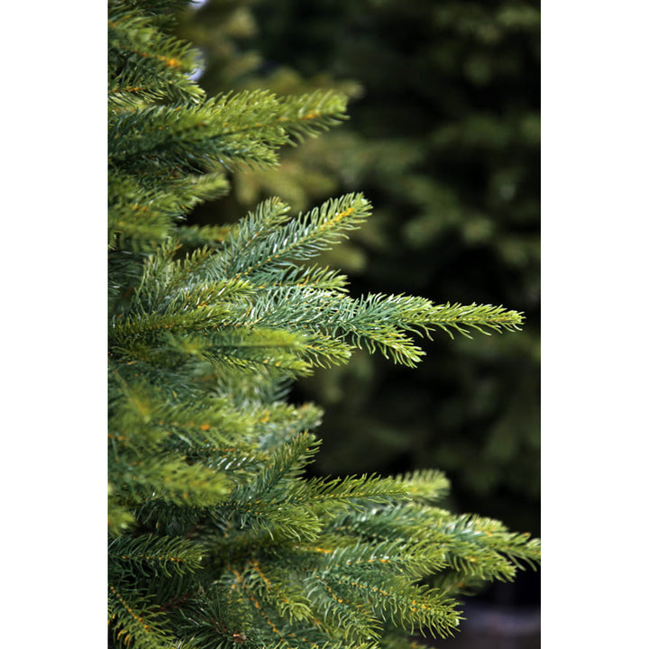 Virpol, Albero di Natale artificiale Abete rosso caucasico, supporto in metallo, 190 cm