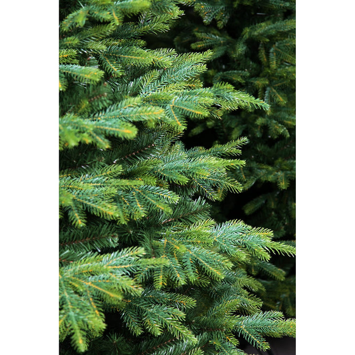 Virpol, Albero di Natale artificiale Abete rosso caucasico, supporto in metallo, 190 cm