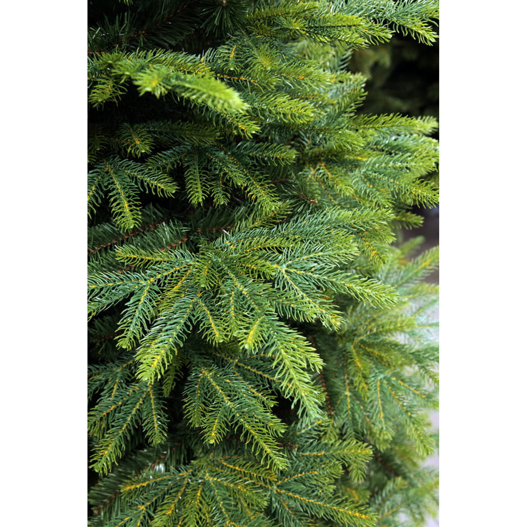 Virpol, Albero di Natale artificiale Abete rosso caucasico, supporto in metallo, 190 cm