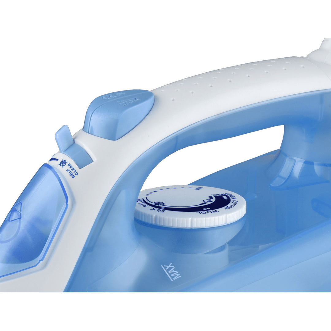 Blaupunkt HSI201BL Ferro da stiro a vapore Piede coperto di teflon Funzioni anticalcare antigoccia autopulente