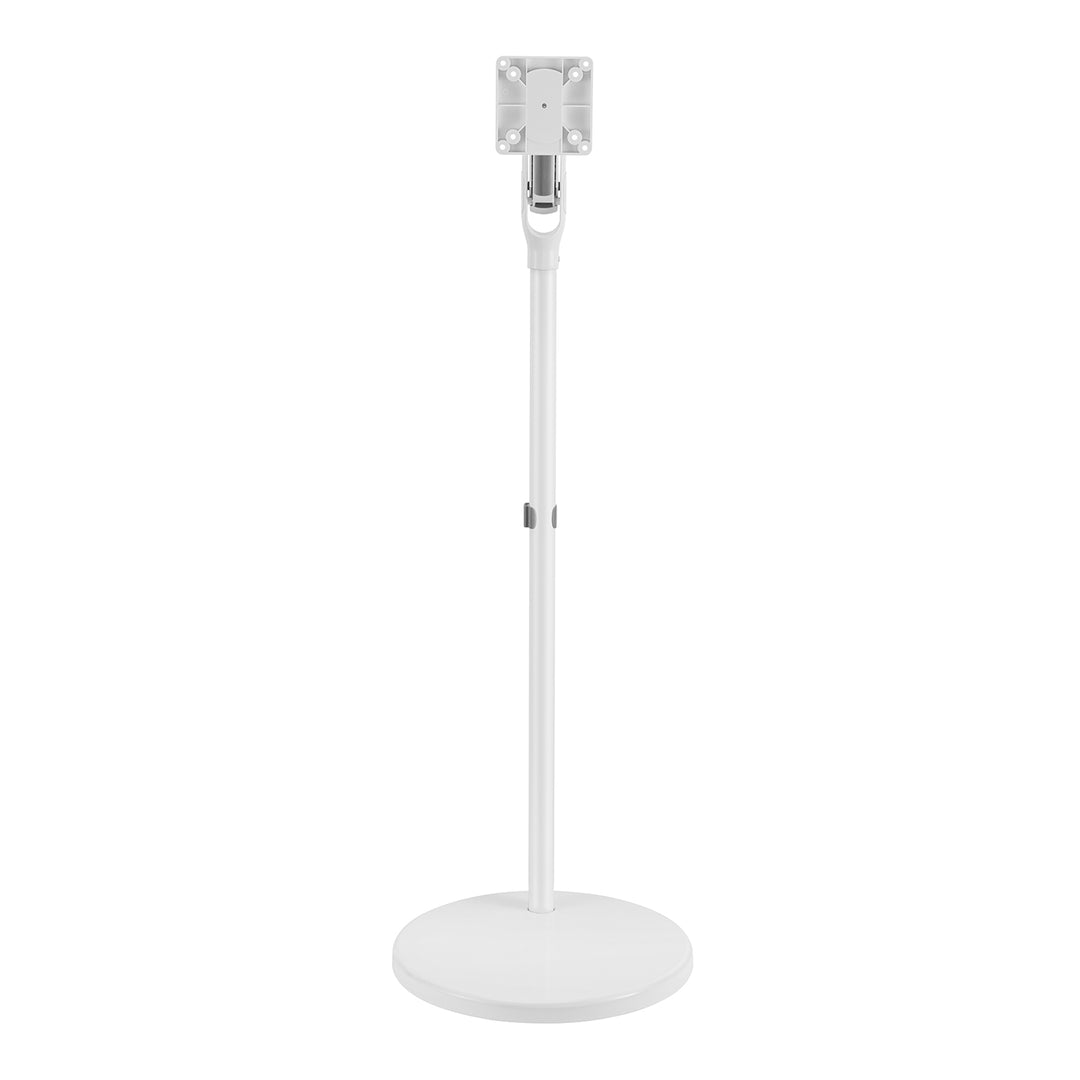 Maclean Supporto mobile da pavimento per monitor/TV, molla a gas, 17"-35", 2-10kg, bianco, MC-970W