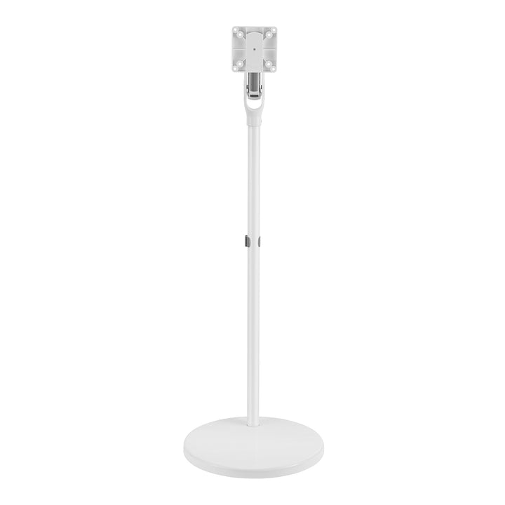 Maclean Supporto mobile da pavimento per monitor/TV, molla a gas, 17"-35", 2-10kg, bianco, MC-970W