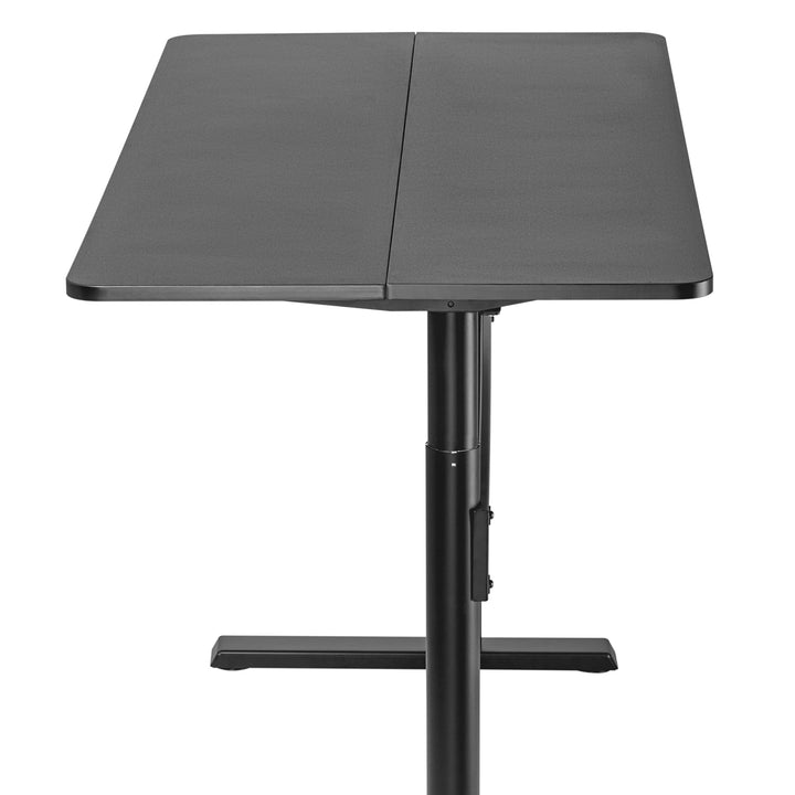 Scrivania con piano 140x68cm Ergo Office, molla a gas, regolabile in altezza, per lavorare in piedi e seduti, altezza massima 115cm, ER-453
