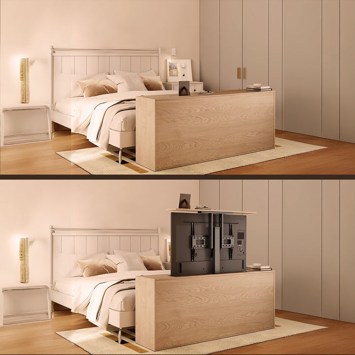 Maclean Supporto elettrico estraibile, compatibile con TUYA, 37''-80'', VESA 600x400, max 60kg, Telecomando incluso MC-866T