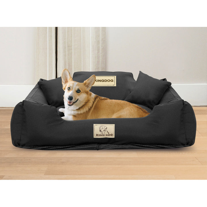 KINGDOG KINMIC75/65CZA Letto per cani 75x65 cm nero